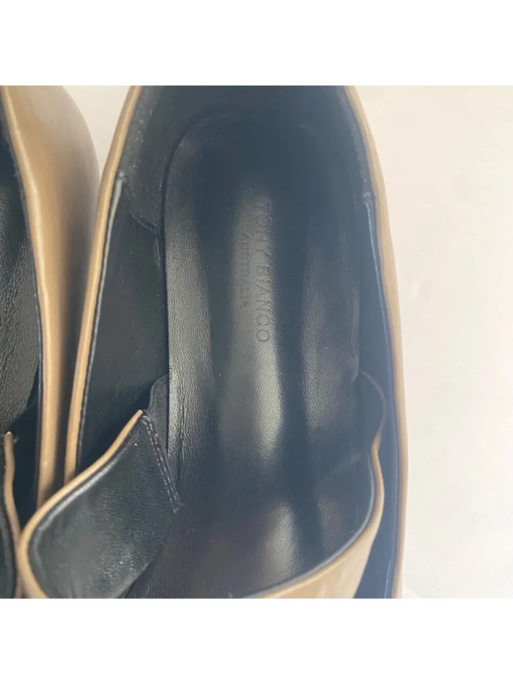 New Tony Bianco Hawaii Mary Jane Flats Shoes Square Toe Brown